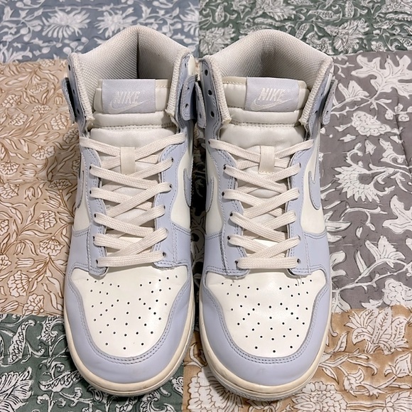 Nike Dunk High Sail Football Grey Nike High-Top Sneakers Size 8 - Picture 8 of 14